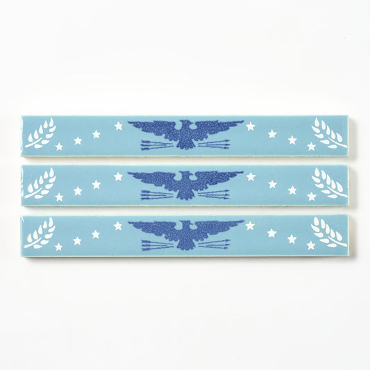 1930s American Encaustic Americana Trim Tile