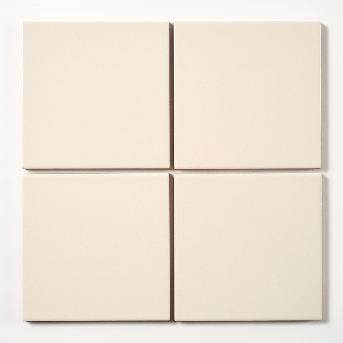 1980s Biscuit Solid Italian Made Wall Tile
