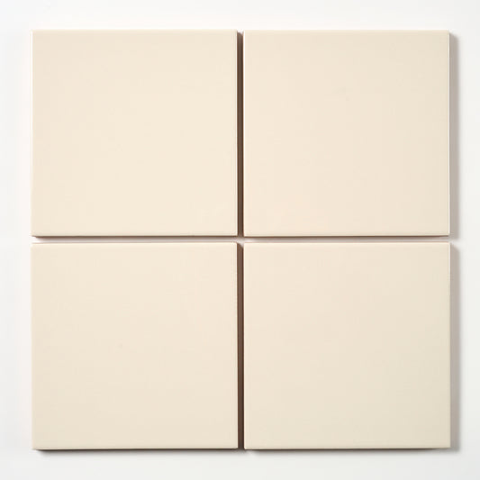 1980s Biscuit Solid Italian Made Wall Tile