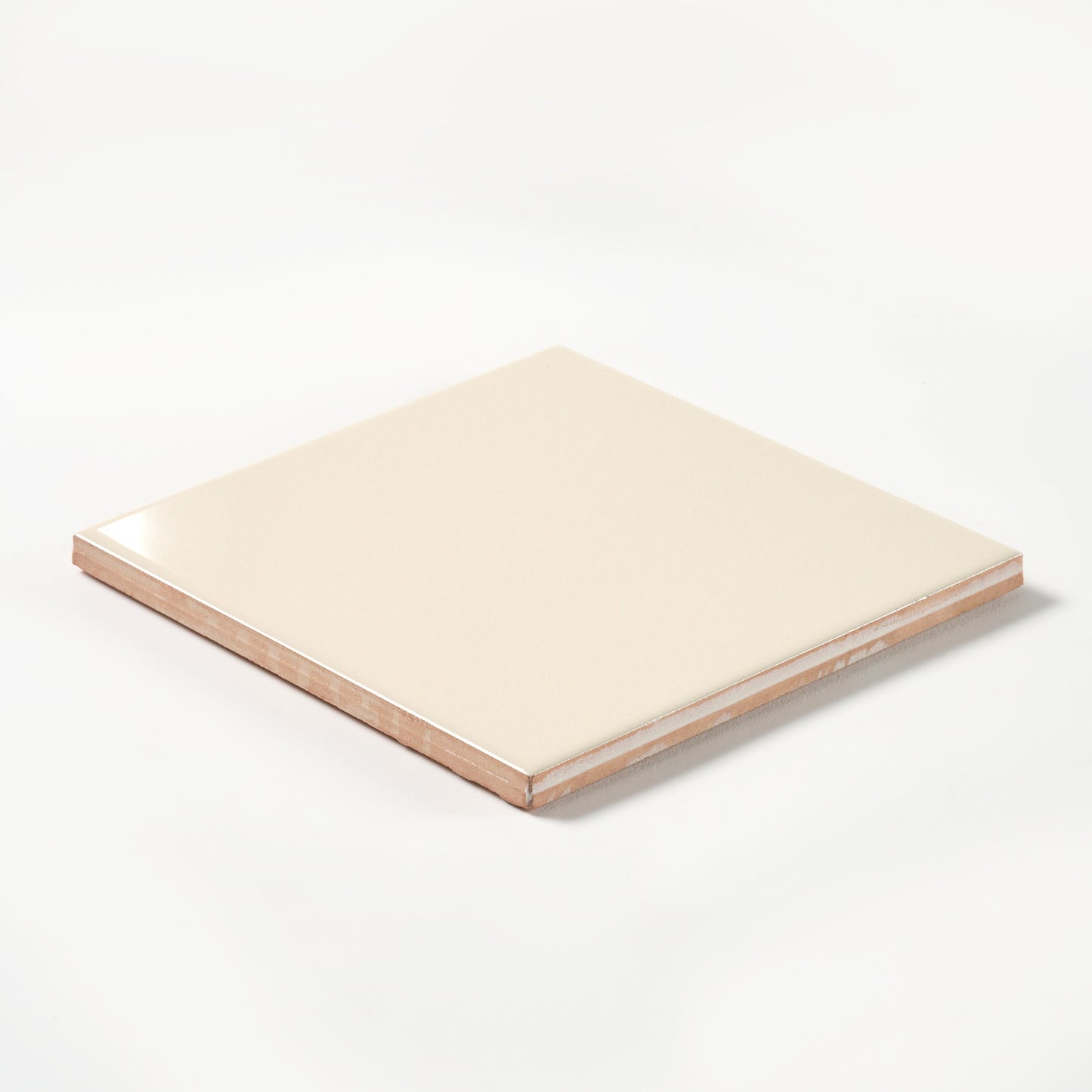 1980s Biscuit Solid Italian Made Wall Tile