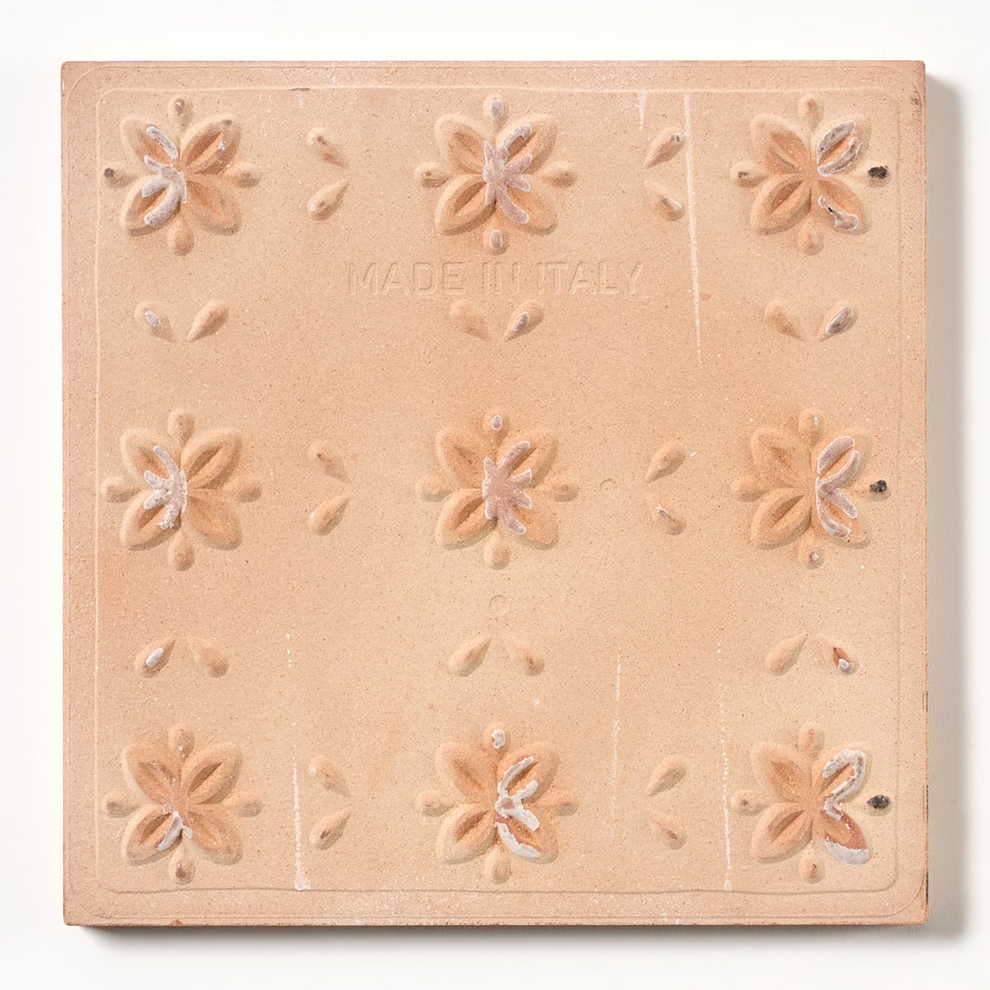 1980s Biscuit Solid Italian Made Wall Tile
