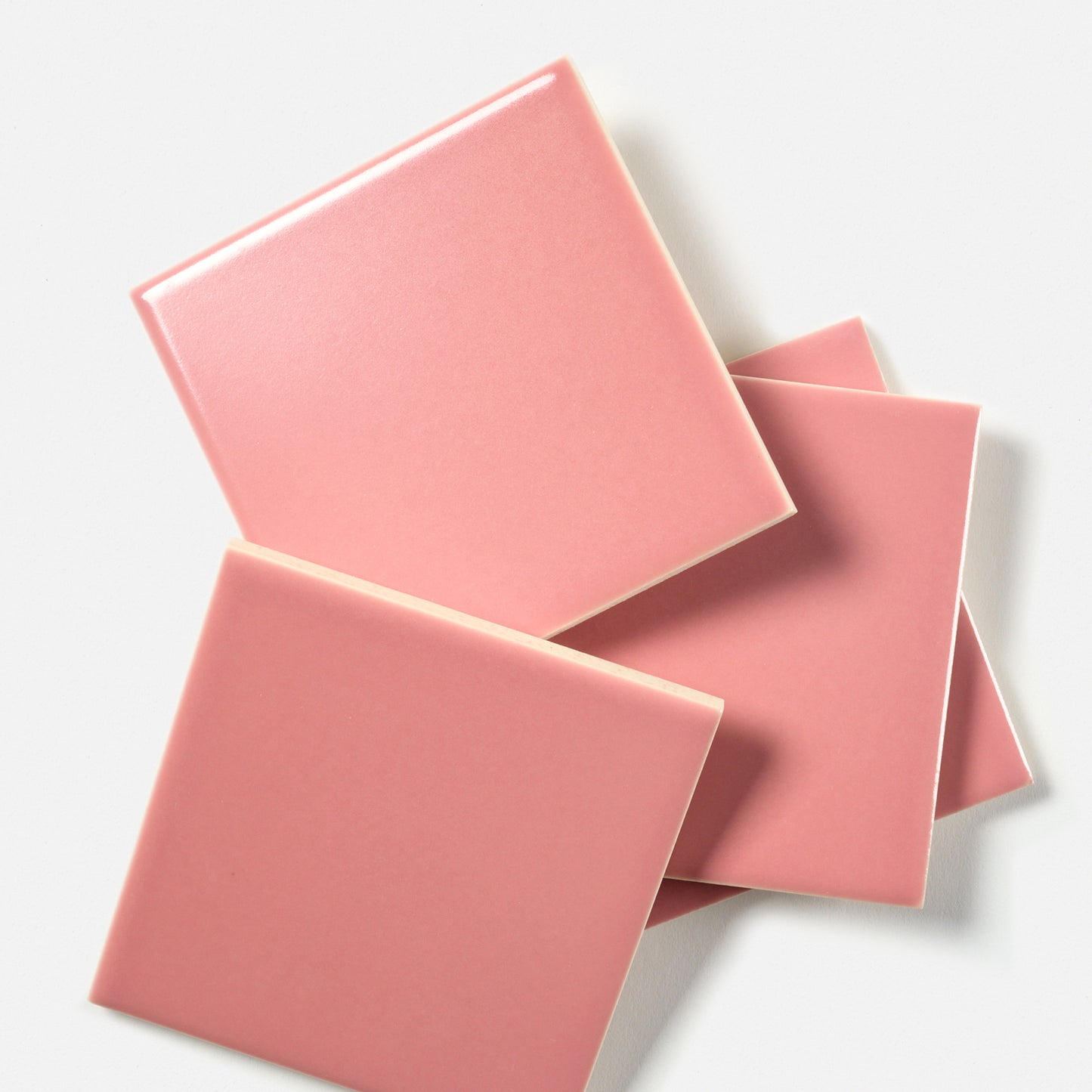 1940s American Franklin Olean Dark Pink Wall Tile