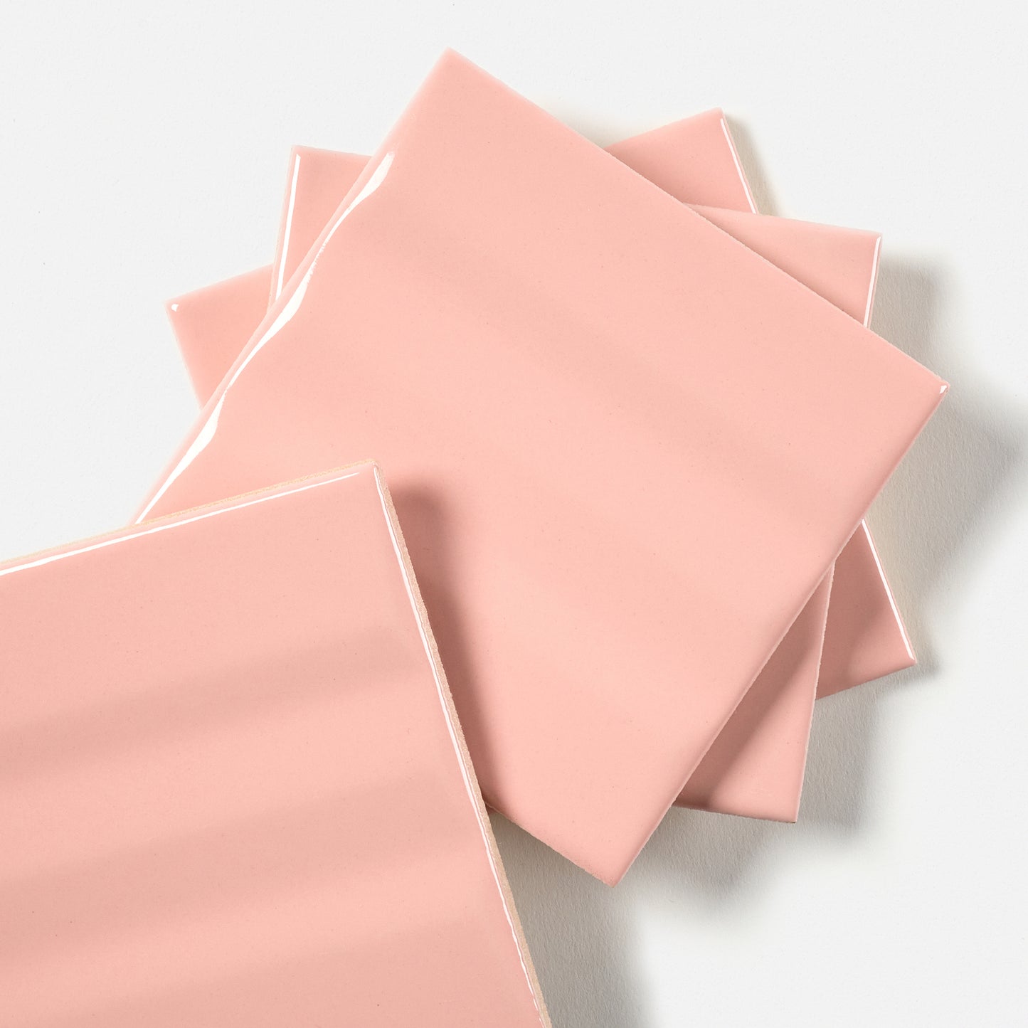 1950s Romany Pink Wave Wall Tile