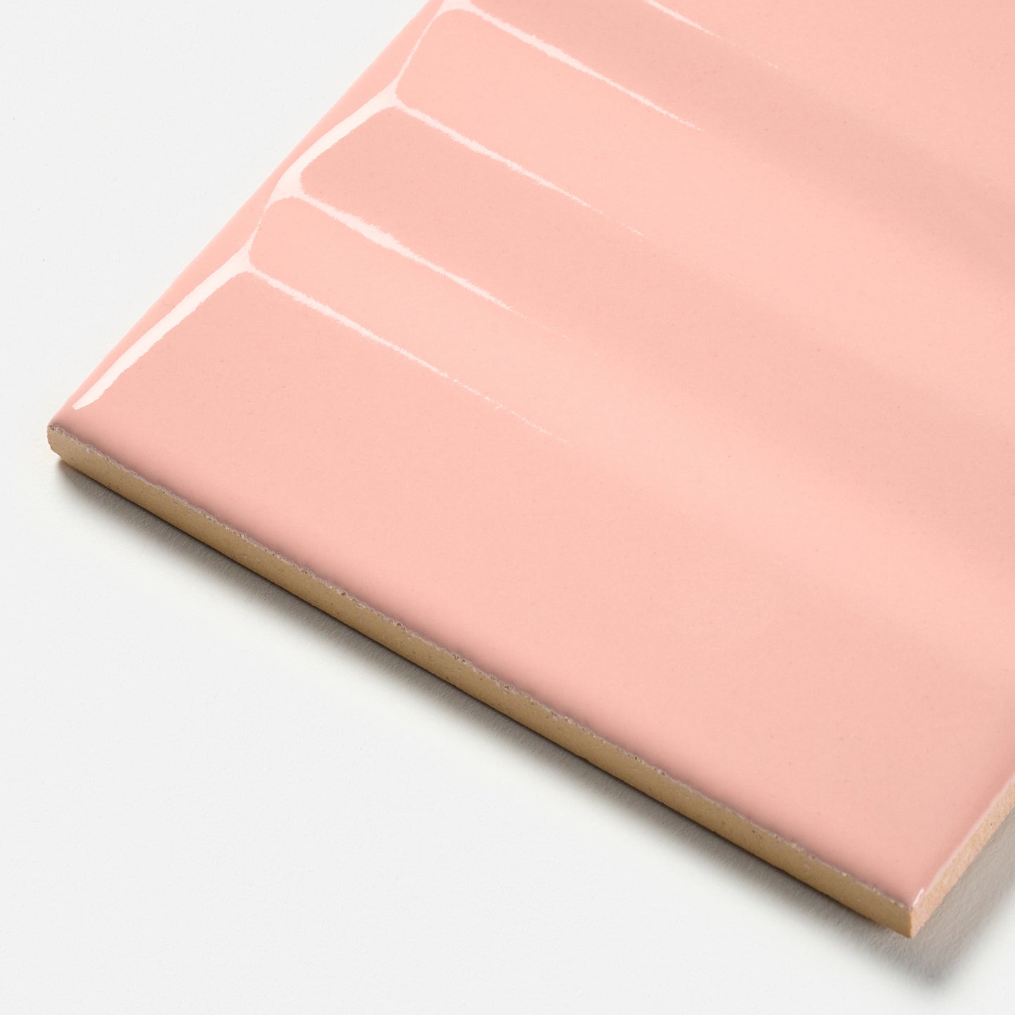 1950s Romany Pink Wave Wall Tile
