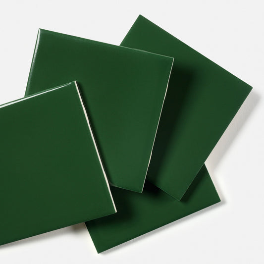 1950s Robertson Dark Green Wall Tile