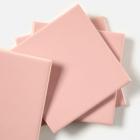 1950s Romany Pink Wall Tile