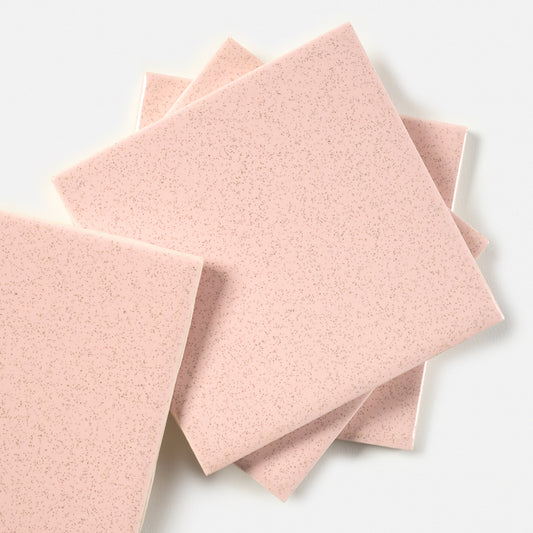 1960s Robertson Speckled Pink Wall Tile