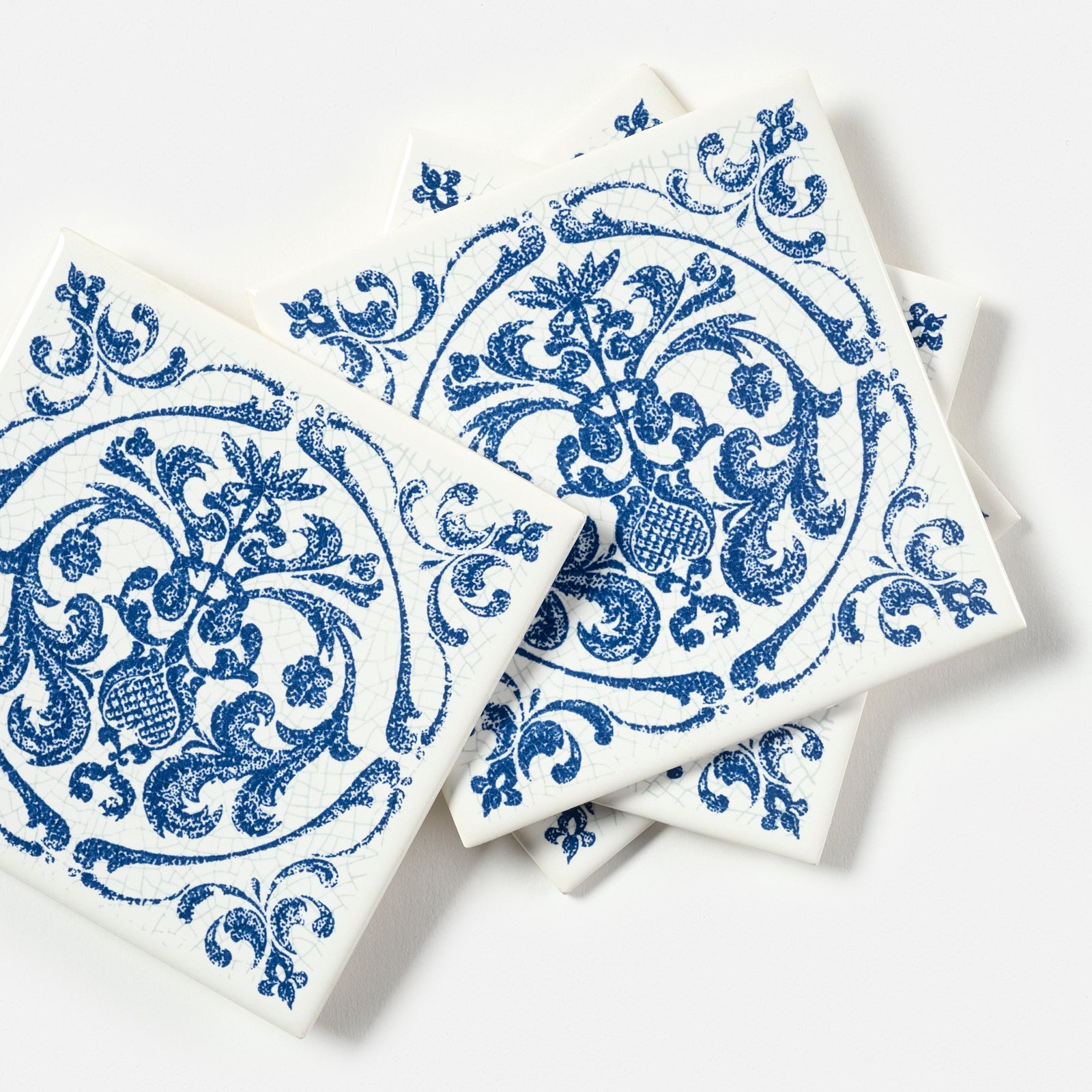 vintage blue tile