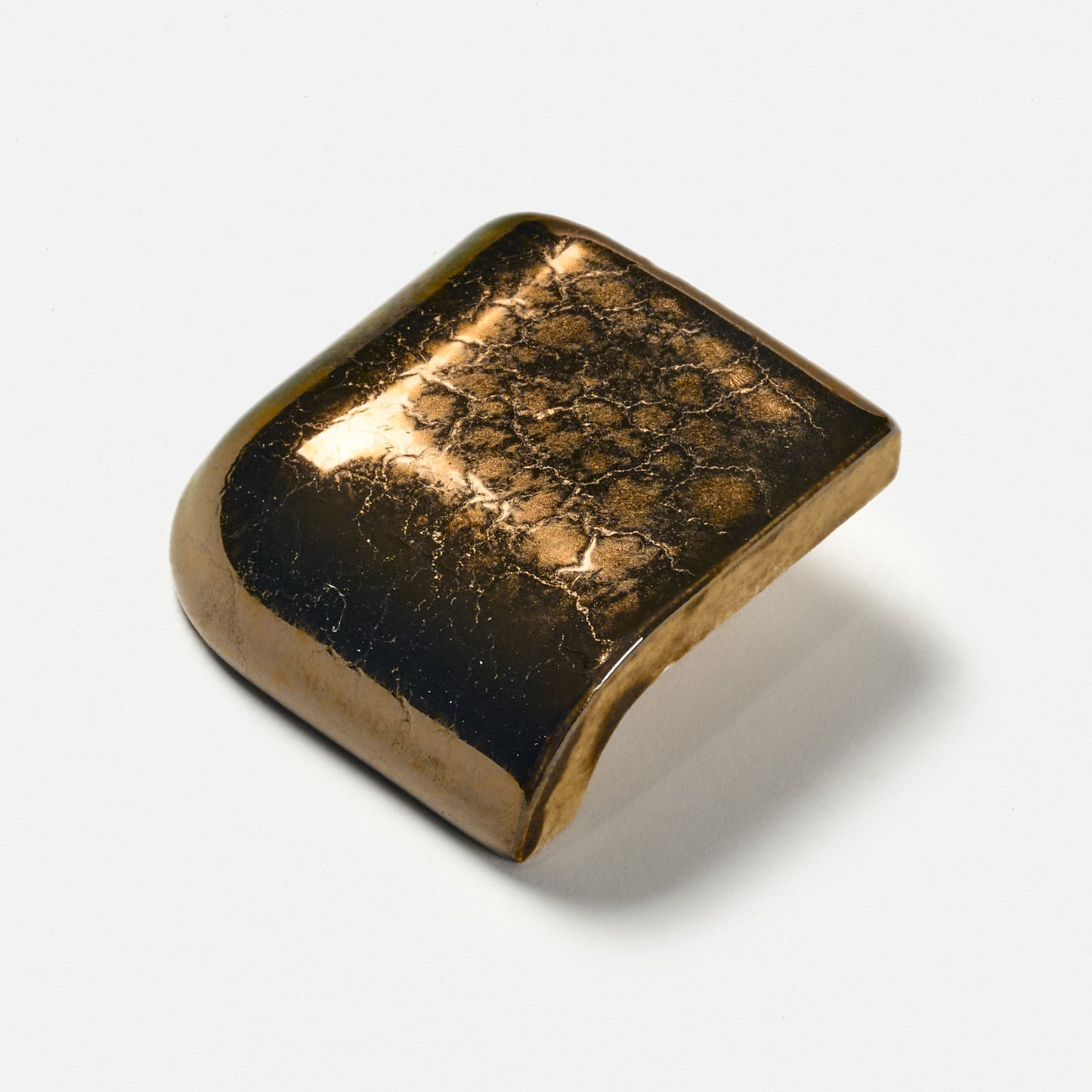 1970s Robertson 390 Bronze Double Corner Bullnose Tile