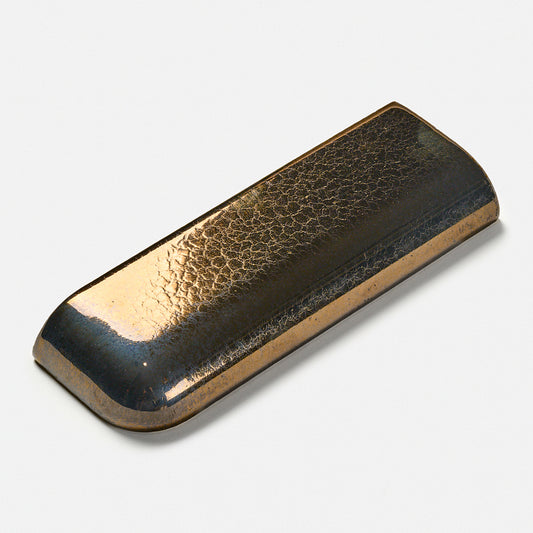 1970s Robertson 390 Bronze Bullnose Mud Cap Corner Tile