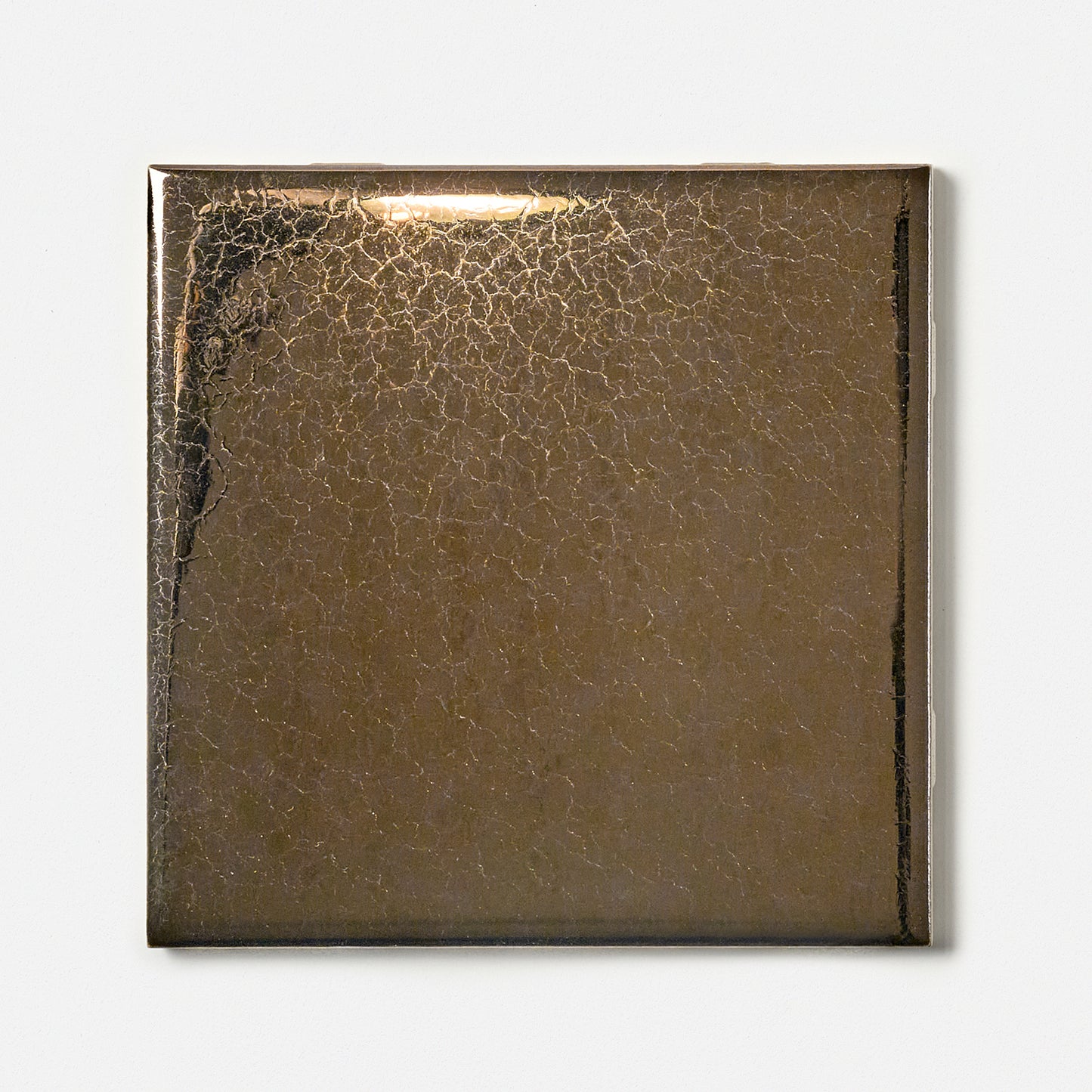 1970s Mosaic Tile Co. Large 6002 Bronze Wall Tile