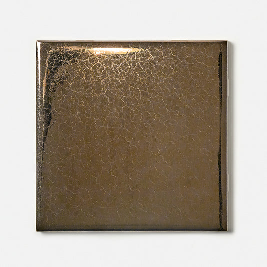 1970s Mosaic Tile Co. Large 6002 Bronze Wall Tile