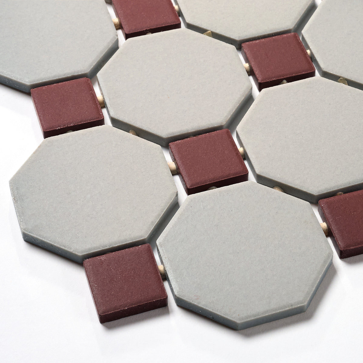 1990s Daltile Rust/ Gray Mosaic Floor Tile, 44 Sq Ft Available - 22 Sq ...