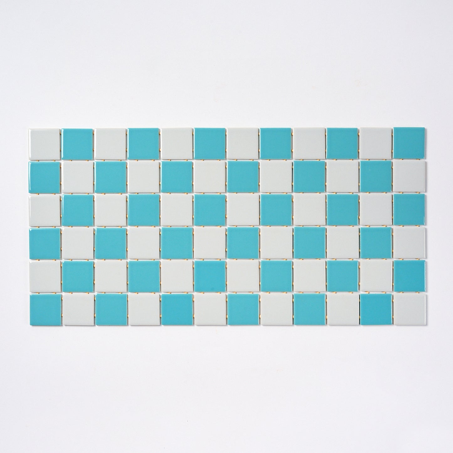 1980s American Olean Checkerboard Floor Tile, 30 Sq Ft Lot - 15 Piece Set