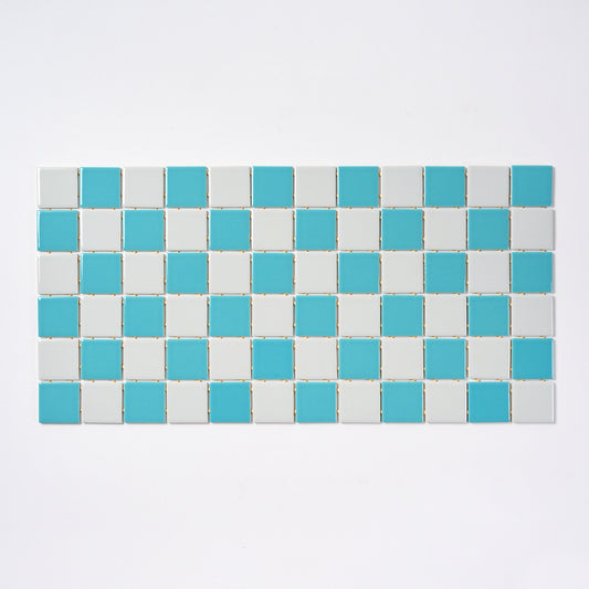 1980s American Olean Checkerboard Floor Tile, 30 Sq Ft Lot - 15 Piece Set