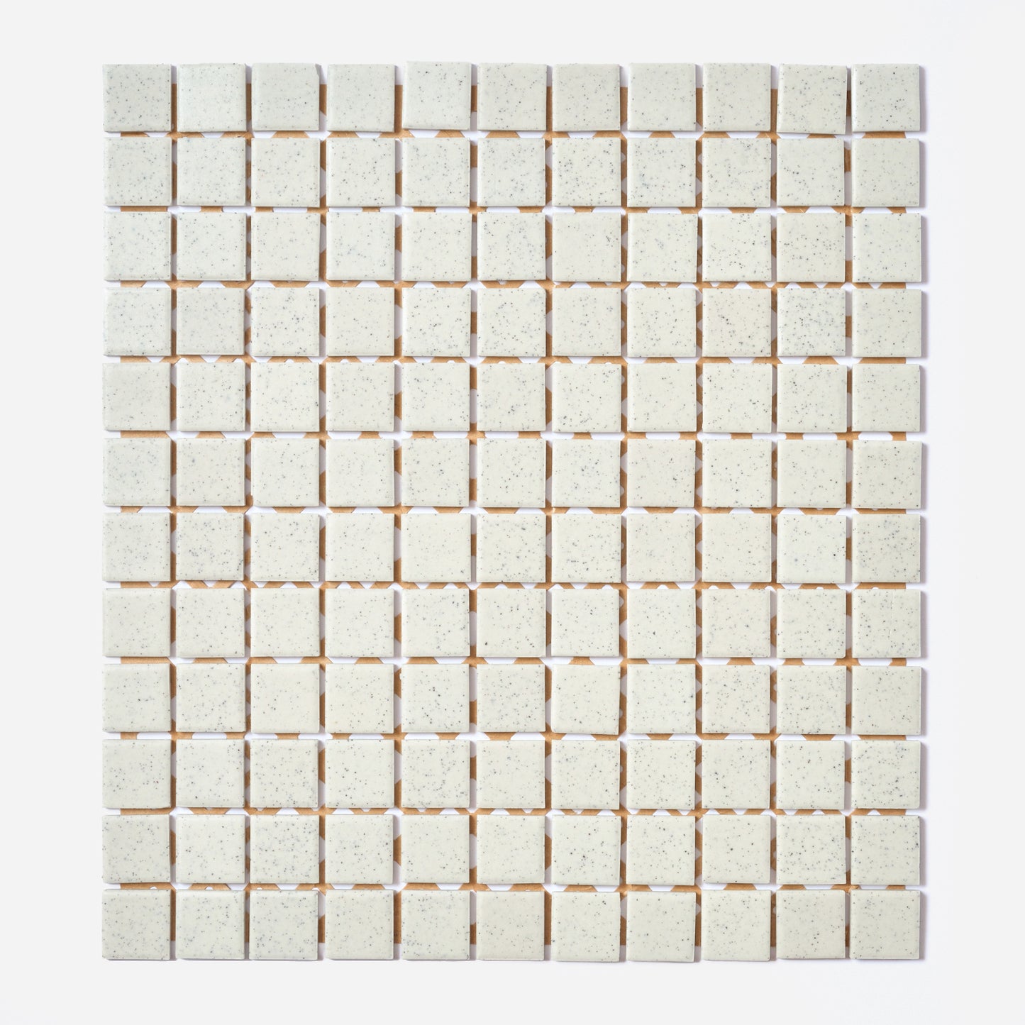 Vintage 1960s Japanese White Spice Block Floor Tile