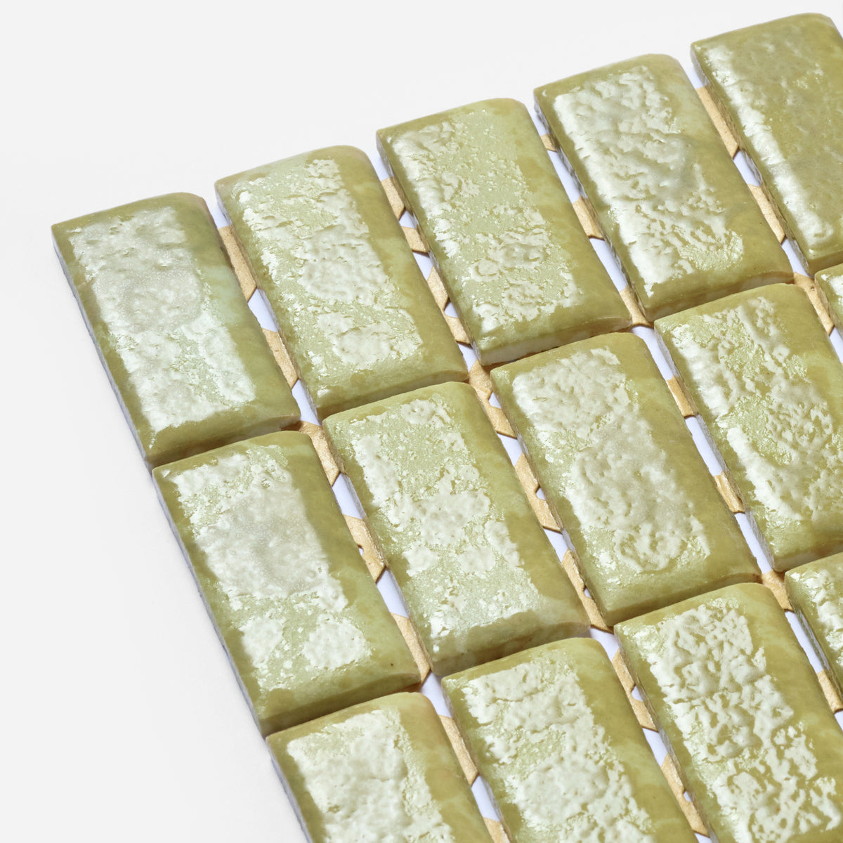 Vintage 1960s Japanese Avocado Floor/Wall Tile