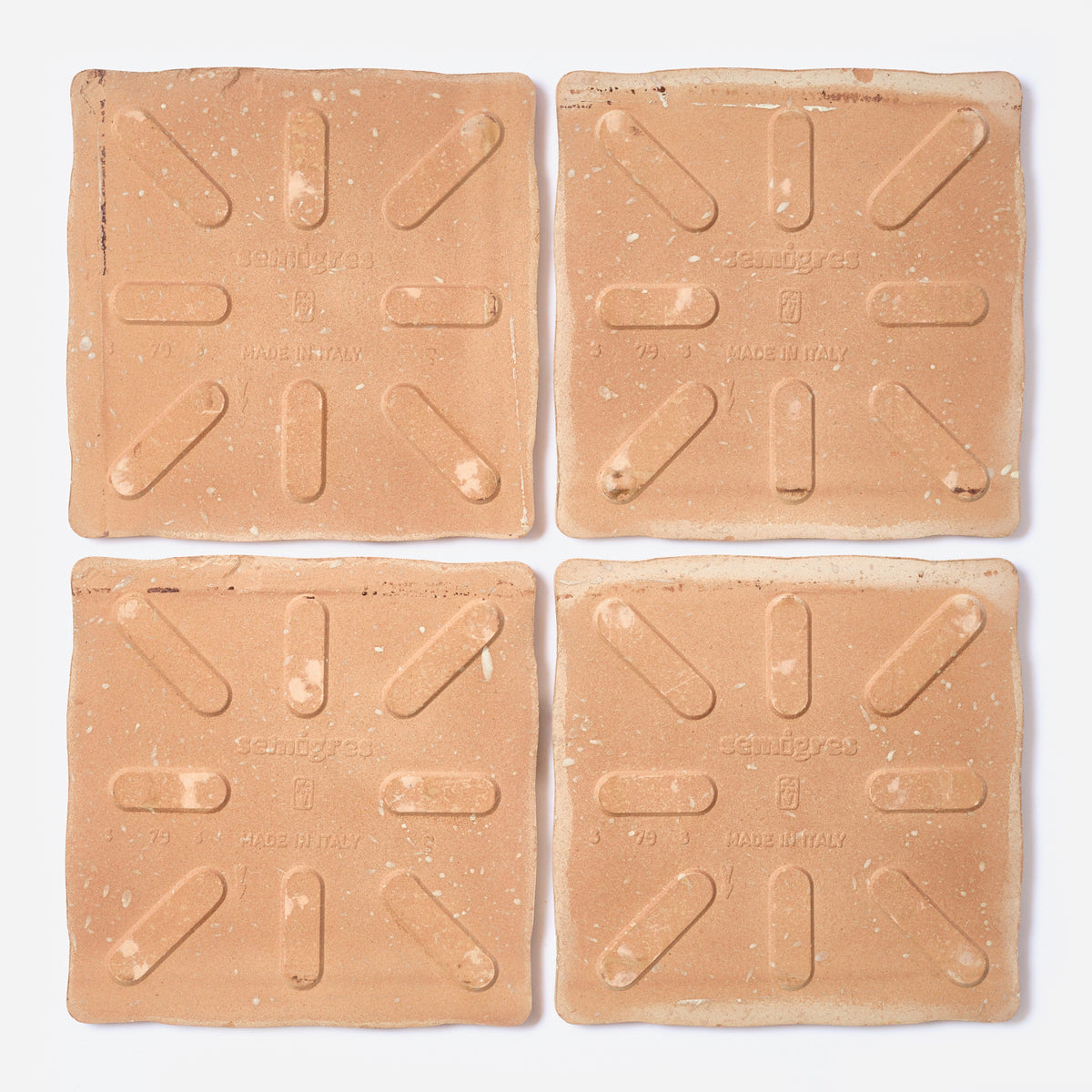 1970s Vintage Italian Rustic Weed Wall Tile