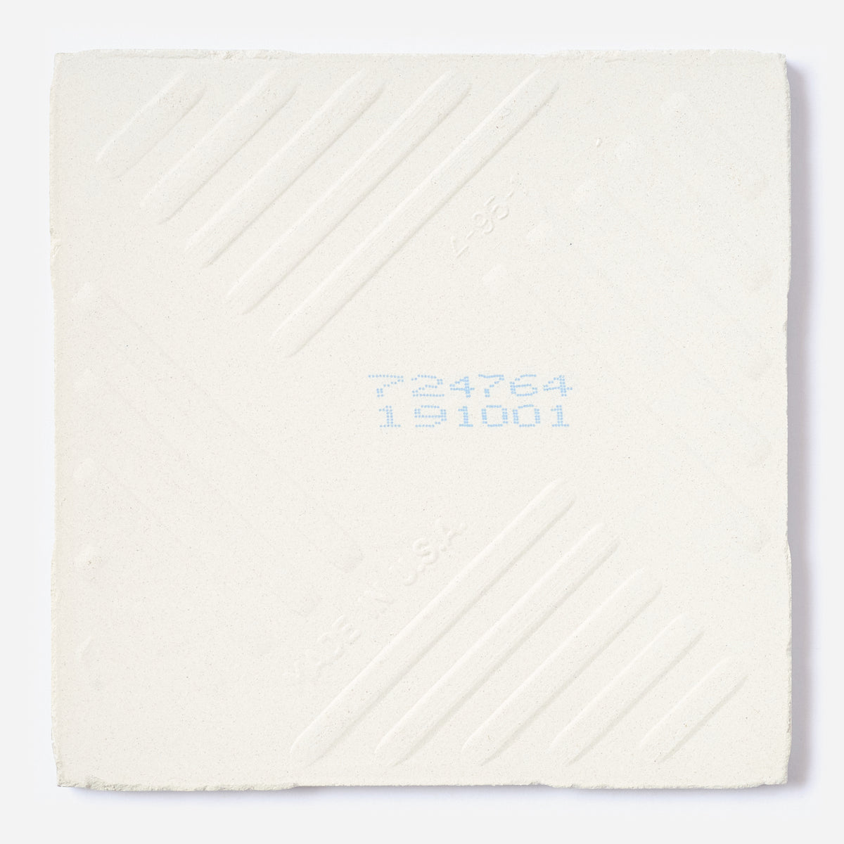 1970s Romany Spartan II Antique White Wall Tile