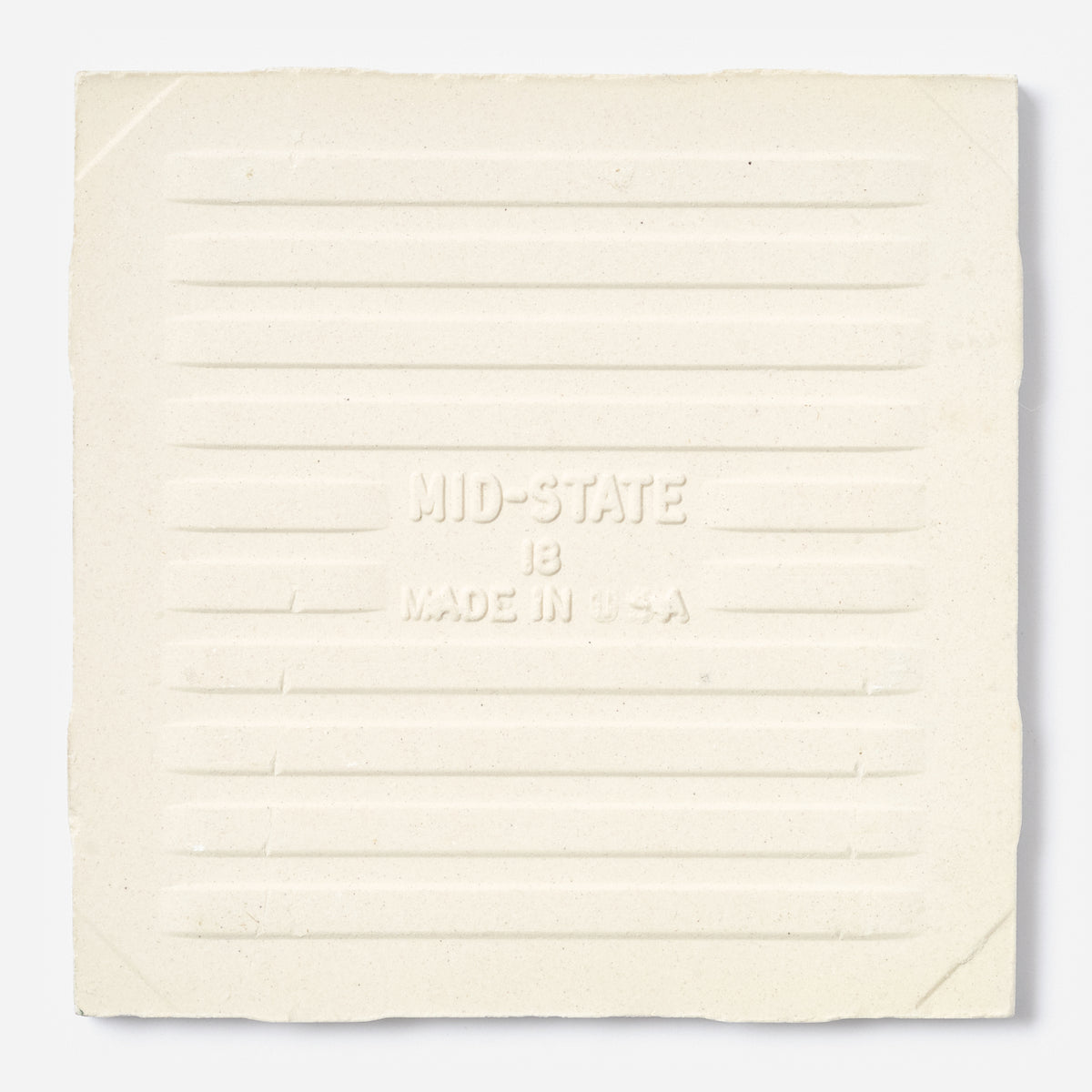 1970s Mid State Antique White Wall Tile
