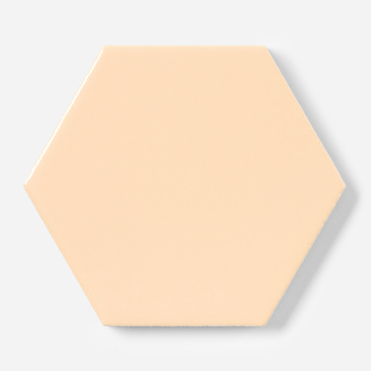 1940s Romany Tiles Suntan Matte Hex Floor Tile