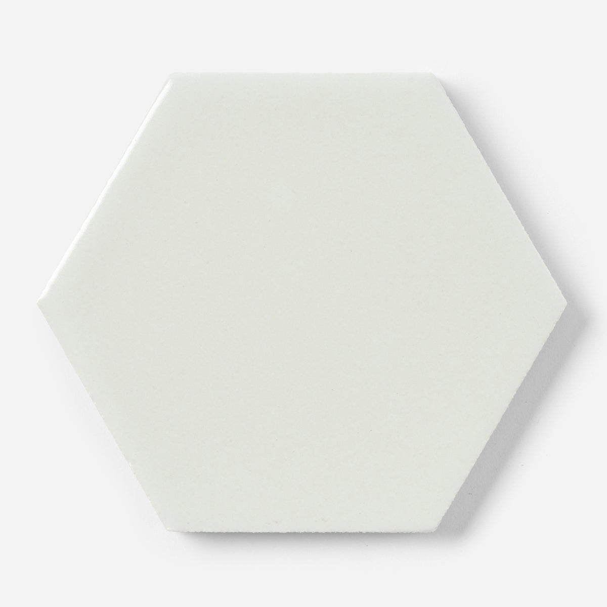 1940s Romany Tiles Gray Matte Hex Floor Tile