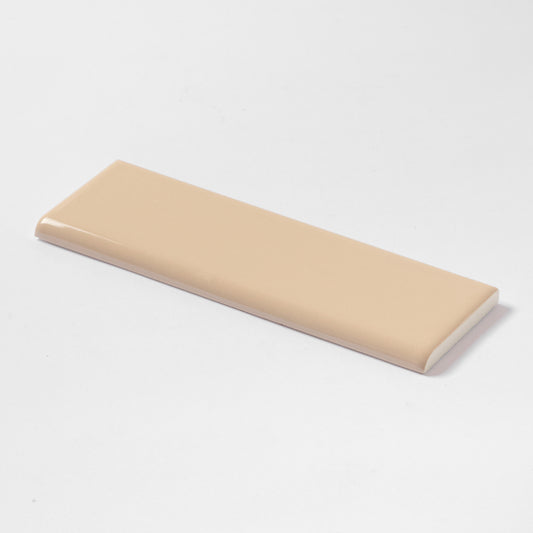 1960s FLORIDA TILE Mexican Sand Bullnose Tile