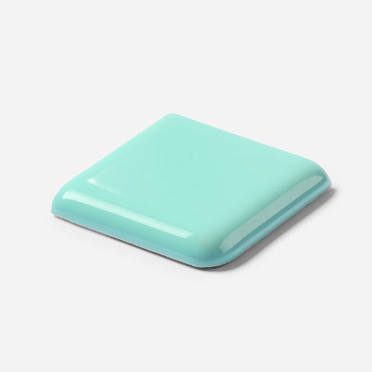1960s Florida Tile Surf Green Corner Bullnose Tile