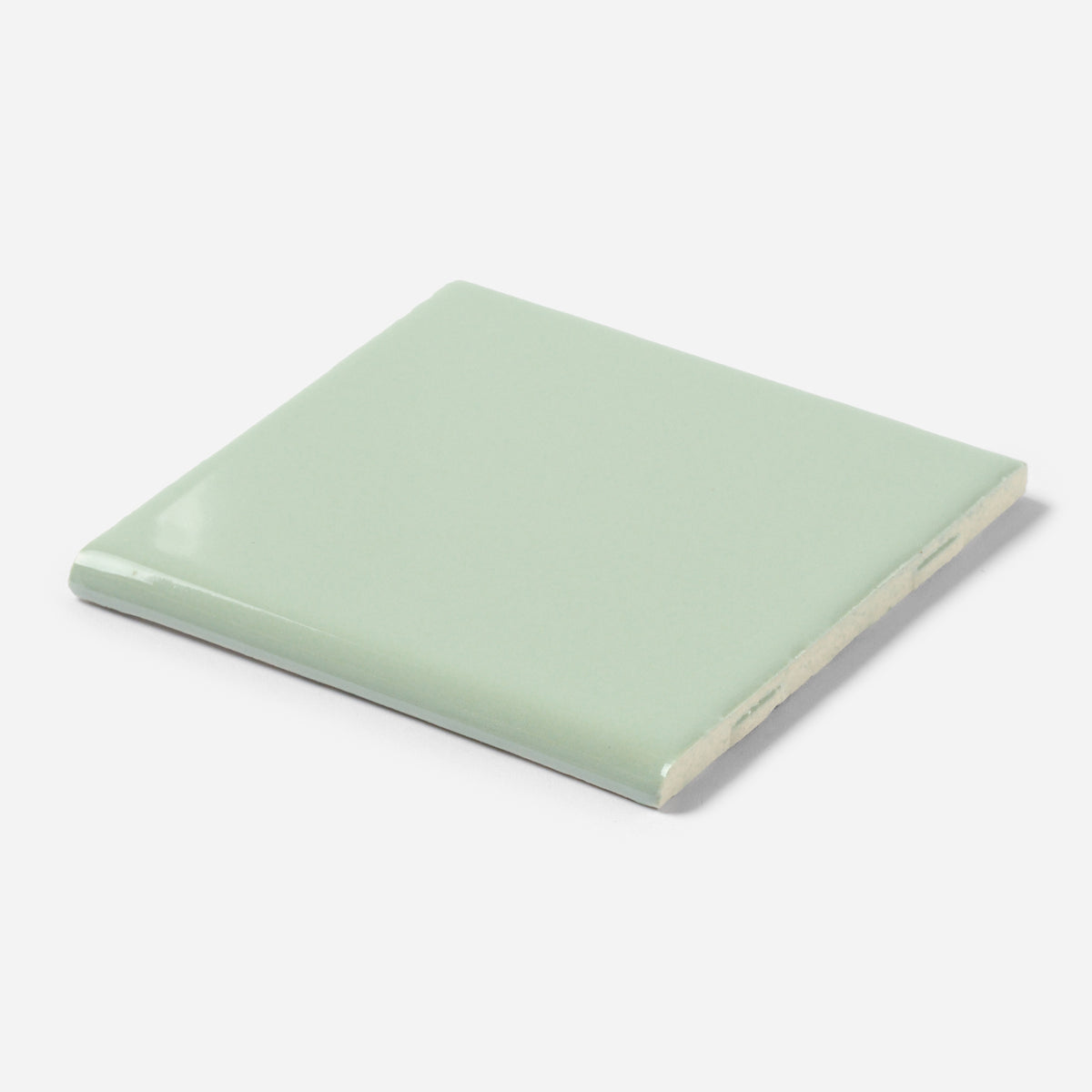 1970s Mid State Bayberry Square Bullnose Tile