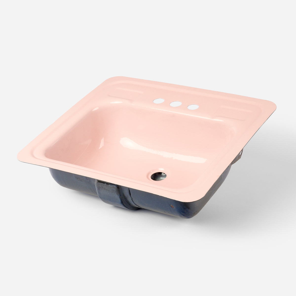 1970s Vintage Metal Active Tool & Manufacturing Pink 4" Centers Sink