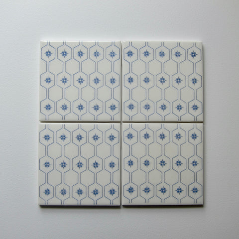 Vintage 1960s Italian Mid-Century Modern Original Wall Tile, 13 Sq Ft Lot - 104 Piece Set