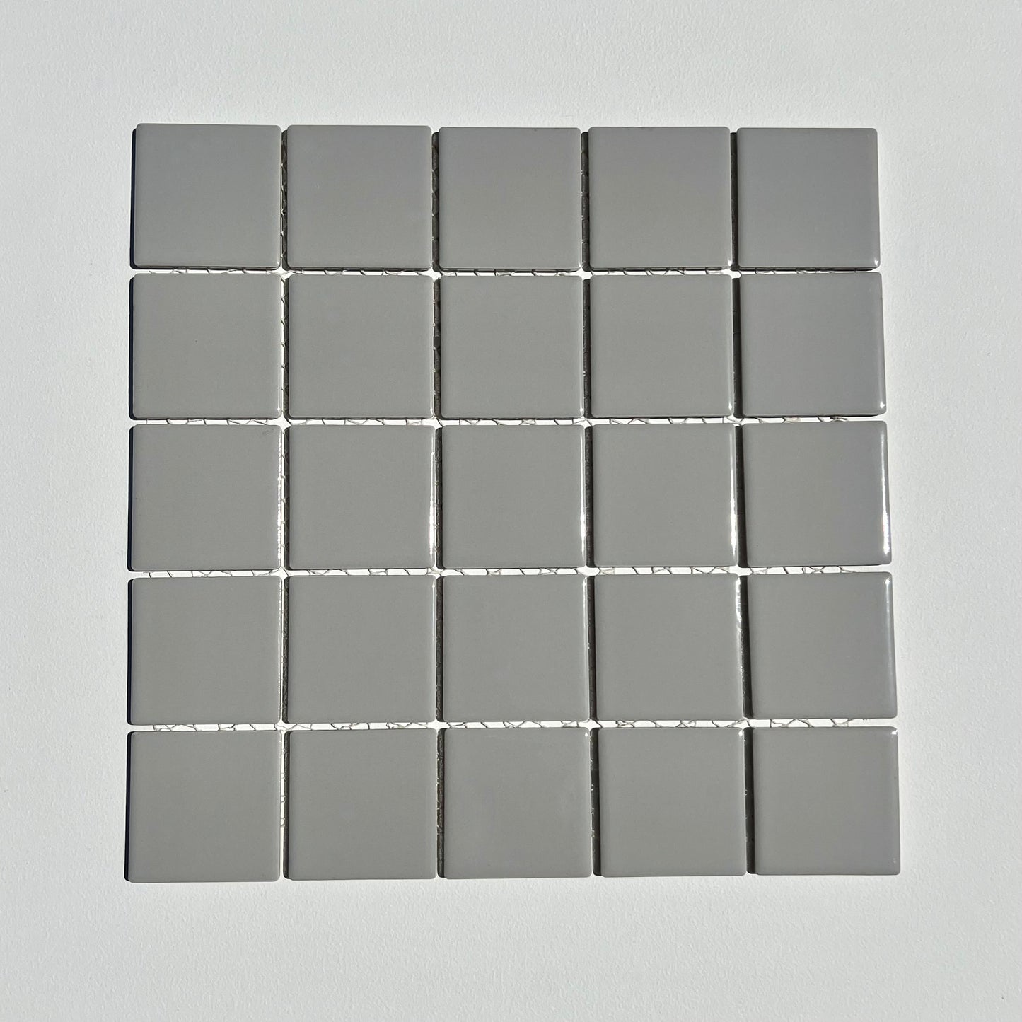 Grey Vintage Color Tile 1980s Wall Tile, 6 Sq Ft Lot - 6 Piece Set