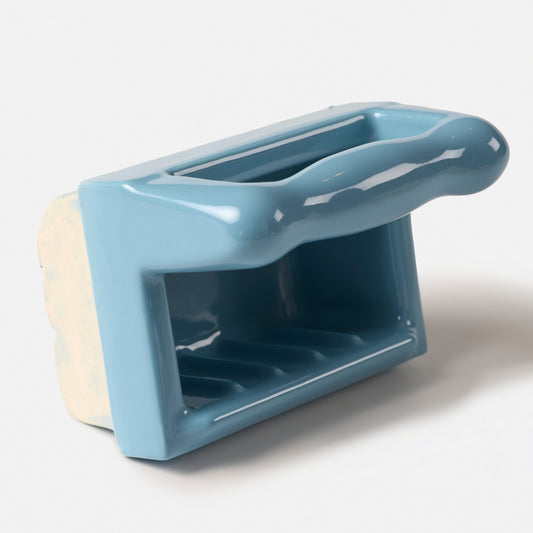 Vintage Blue Soap Holder 