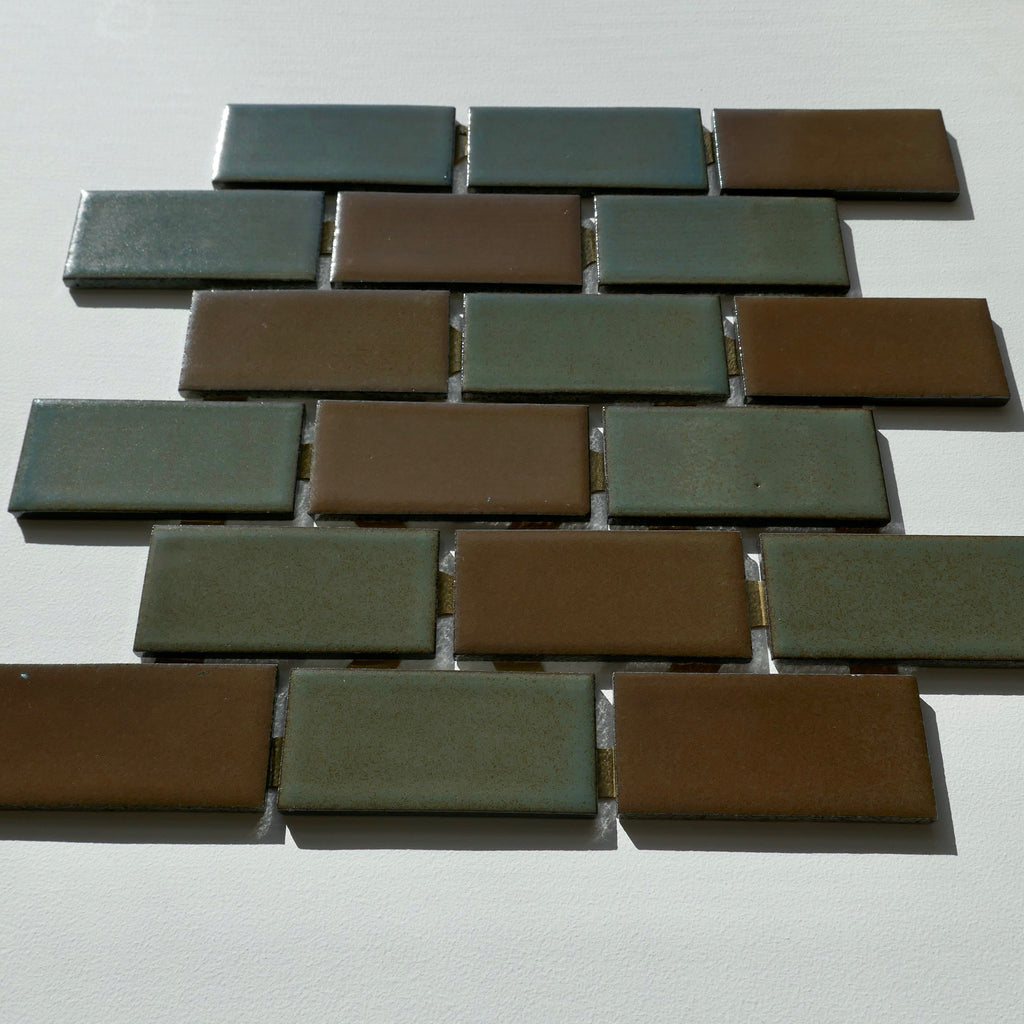 Vintage 1960s Japanese Wall Tiles, 18 Sq Ft Lot - 20 Piece Set, 630 Sq Ft Available