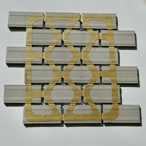 Vintage 1960s Japanese Wall Tiles, 18 Sq Ft Lot - 20 Piece Set, 630 Sq Ft Available