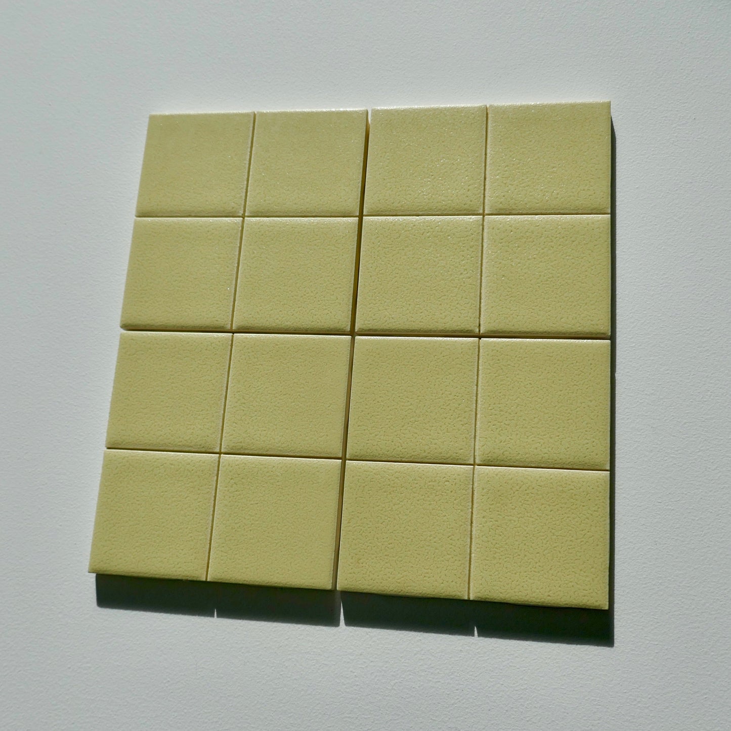 Vintage 1970s Mid-Century Modern Yellow Robertson Wall Tile, 17 Sq Ft Available