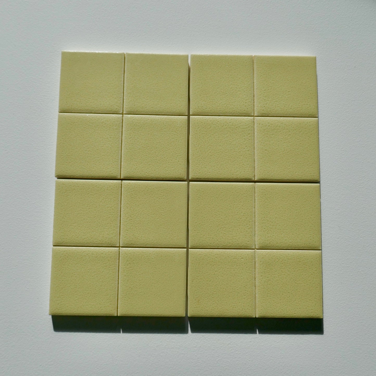 Vintage 1970s Mid-Century Modern Yellow Robertson Wall Tile, 17 Sq Ft Available