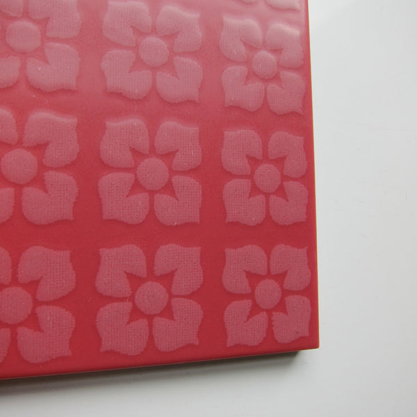 Vintage 1960s Mid-Century Modern Red Floor Tile, 16 Sq Ft Lot - 64 Pie ...