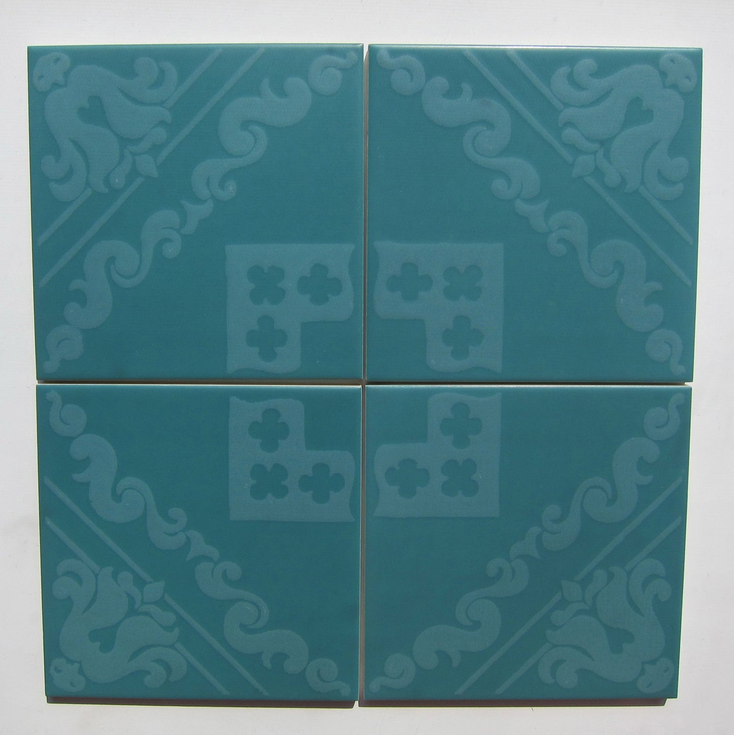 Vintage 1960s Mid-Century Modern Floor Tile, 10 Sq Ft Lot - 40 Piece Set, 54 Sq Ft Available