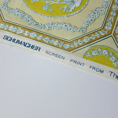 15 Yards of Vintage F. Schumacher & Co./ Wedgwood Collection Jasperware 1979 Fabric Bolt