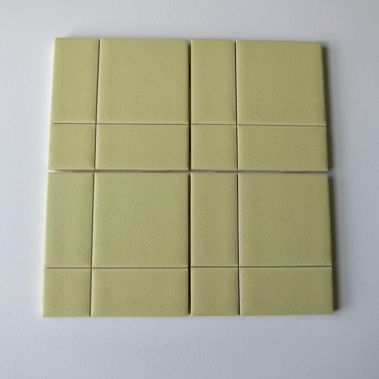 Vintage 1970s Robertson Yellow Wall Tile, 10 Sq Ft Lot - 80 Piece Set, 60 Sq Ft Available