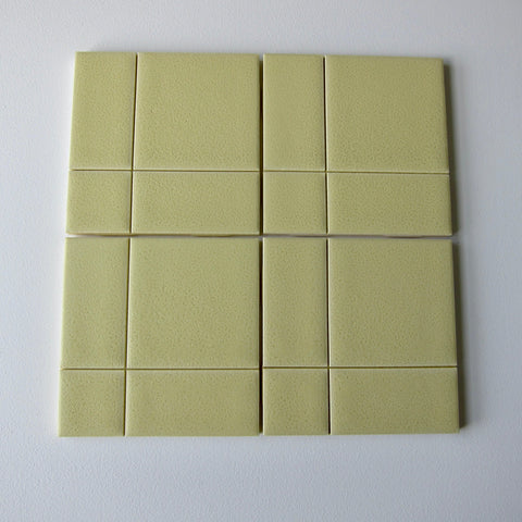 Vintage 1970s Robertson Yellow Wall Tile, 10 Sq Ft Lot - 80 Piece Set, 120 Sq Ft Available
