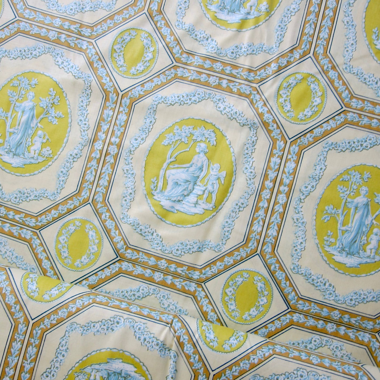 15 Yards of Vintage F. Schumacher & Co./ Wedgwood Collection Jasperware 1979 Fabric Bolt