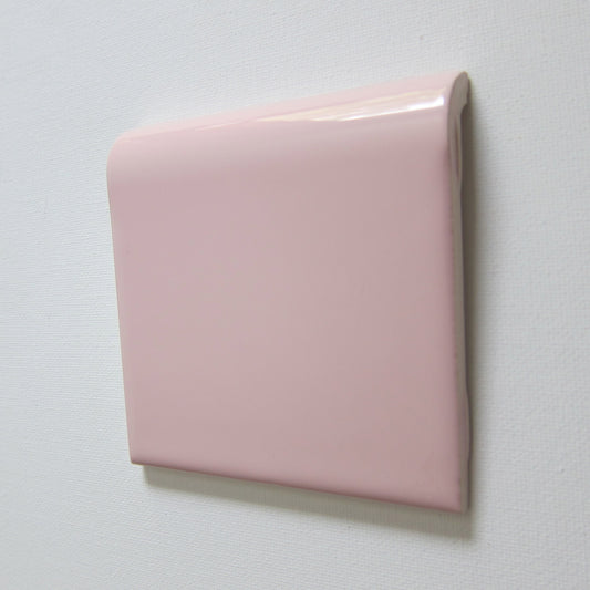 Vintage Pink Bullnose Wall TIle