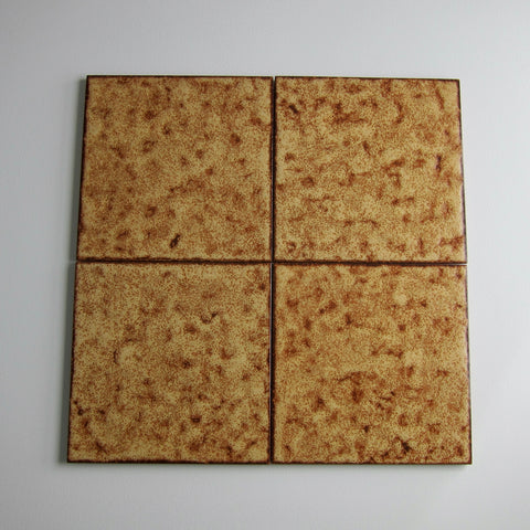 Vintage 1970s Italian Terracotta Floor Tile, 11 Sq Ft Lot - 16 Piece Set, 98 Sq Ft Available