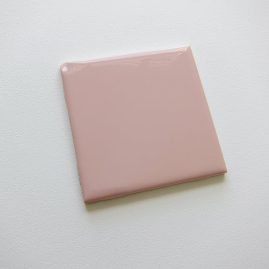 Vintage 1960s 4" x 4" Pink Wall Tile, 7.75 Sq Ft Lot - 62 Piece Set