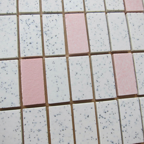 Vintage Pink & Gray Floor Tile