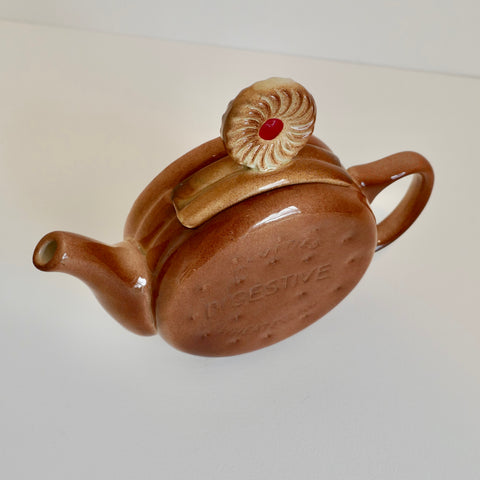 Kitchy Ceramic McVitie's Digestives Vintage Teapot